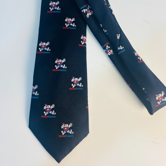 Vintage Denver Nuggets Rocky The Miner Tie NBA Basketball Pickaxe Prospector - Picture 1 of 9